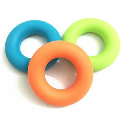 O型硅胶握力器 多功能手指锻炼与康复工具